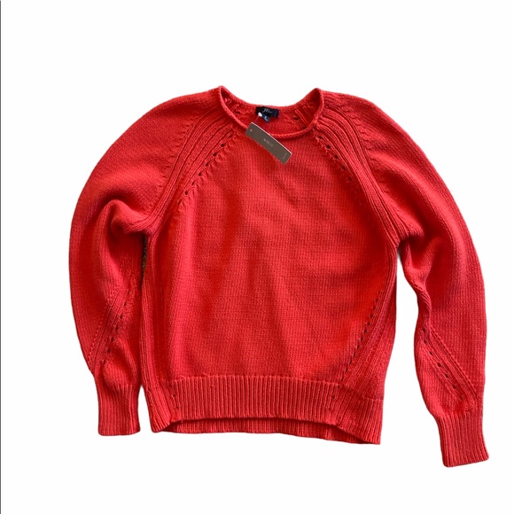 NWT J. Crew Pointelle Stitch Sweater size S - Picture 3 of 7